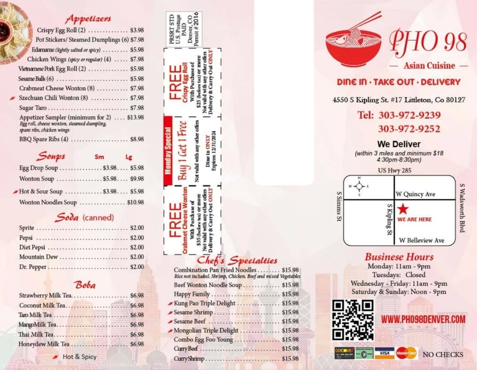 Pho 98 & Asian Cuisine