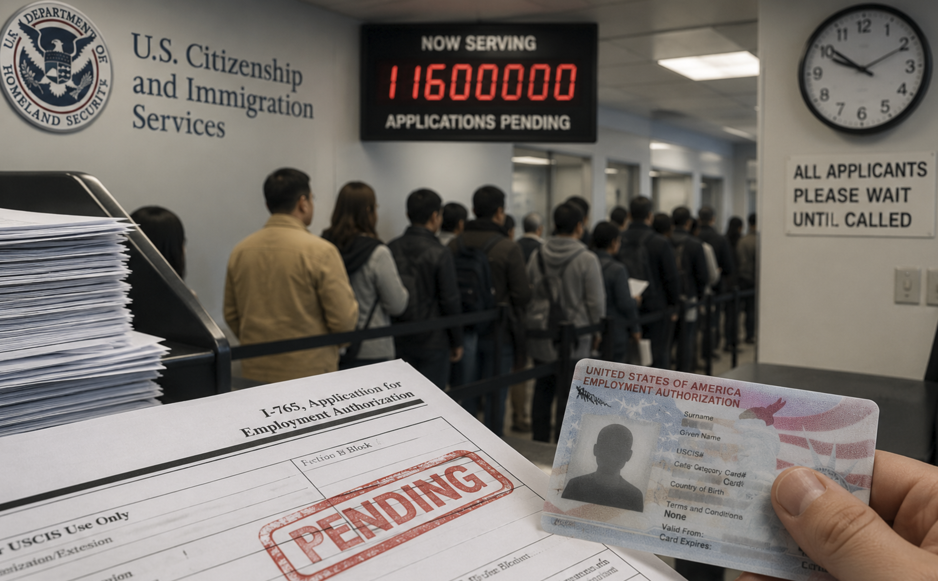 美移民局积压案件突破1160万件！