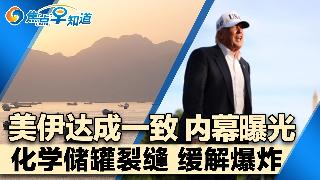 美伊达成一致 内幕曝光!白宫枪击案嫌犯身份确认!化学储罐裂缝 缓解爆炸!美国人信心降至新...
