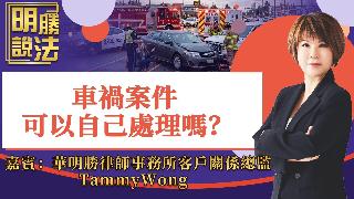车祸案件可以自己处理吗？《明胜说法》20260529